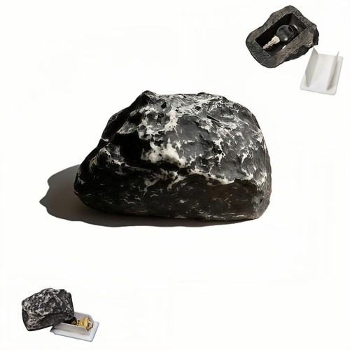 Hide spare key fake - hide-a-spare-key, rock